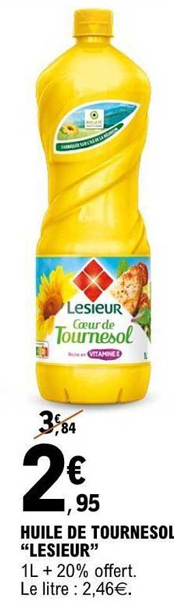 HUILE DE TOURNESOL "LESIEUR"