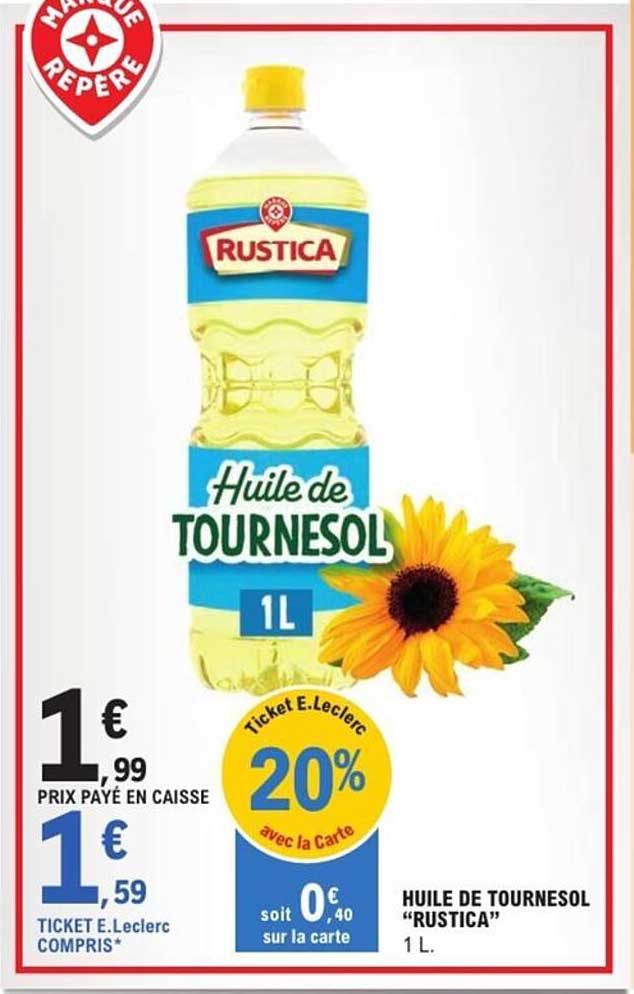 HUILE DE TOURNESOL "RUSTICA" 1 L