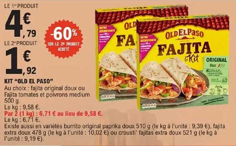 KIT 'OLD EL PASO'