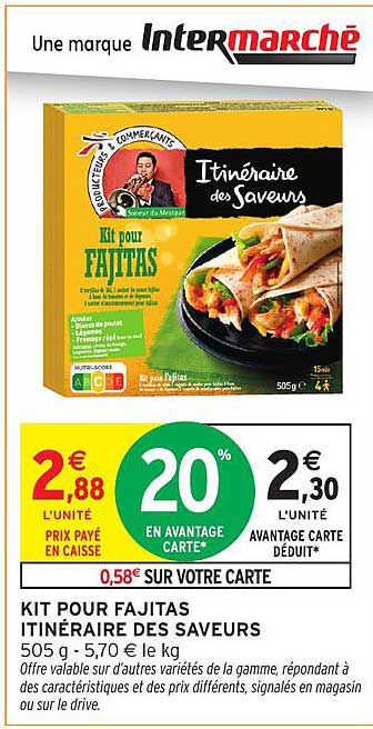 KIT POUR FAJITAS ITINÉRAIRE DES SAVEURS