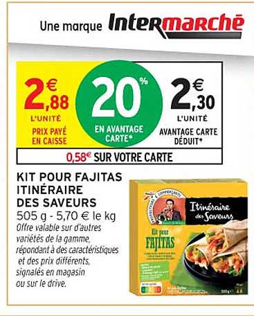 KIT POUR FAJITAS ITINÉRAIRE DES SAVEURS