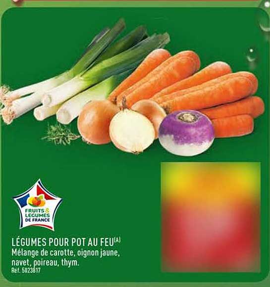 LÉGUMES POUR POT AU FEU
