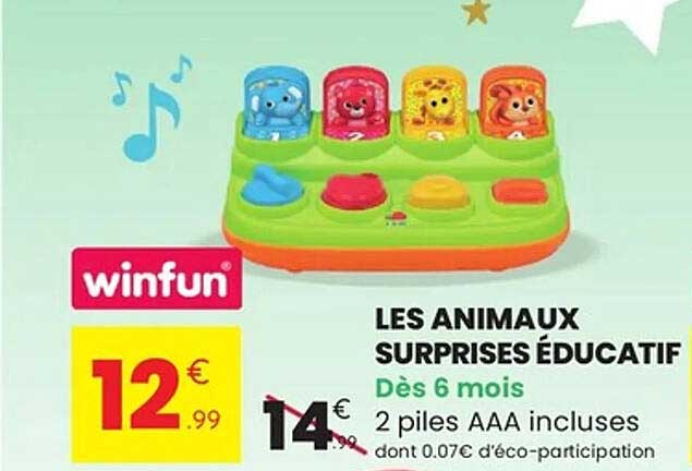 LES ANIMAUX SURPRISES ÉDUCATIF