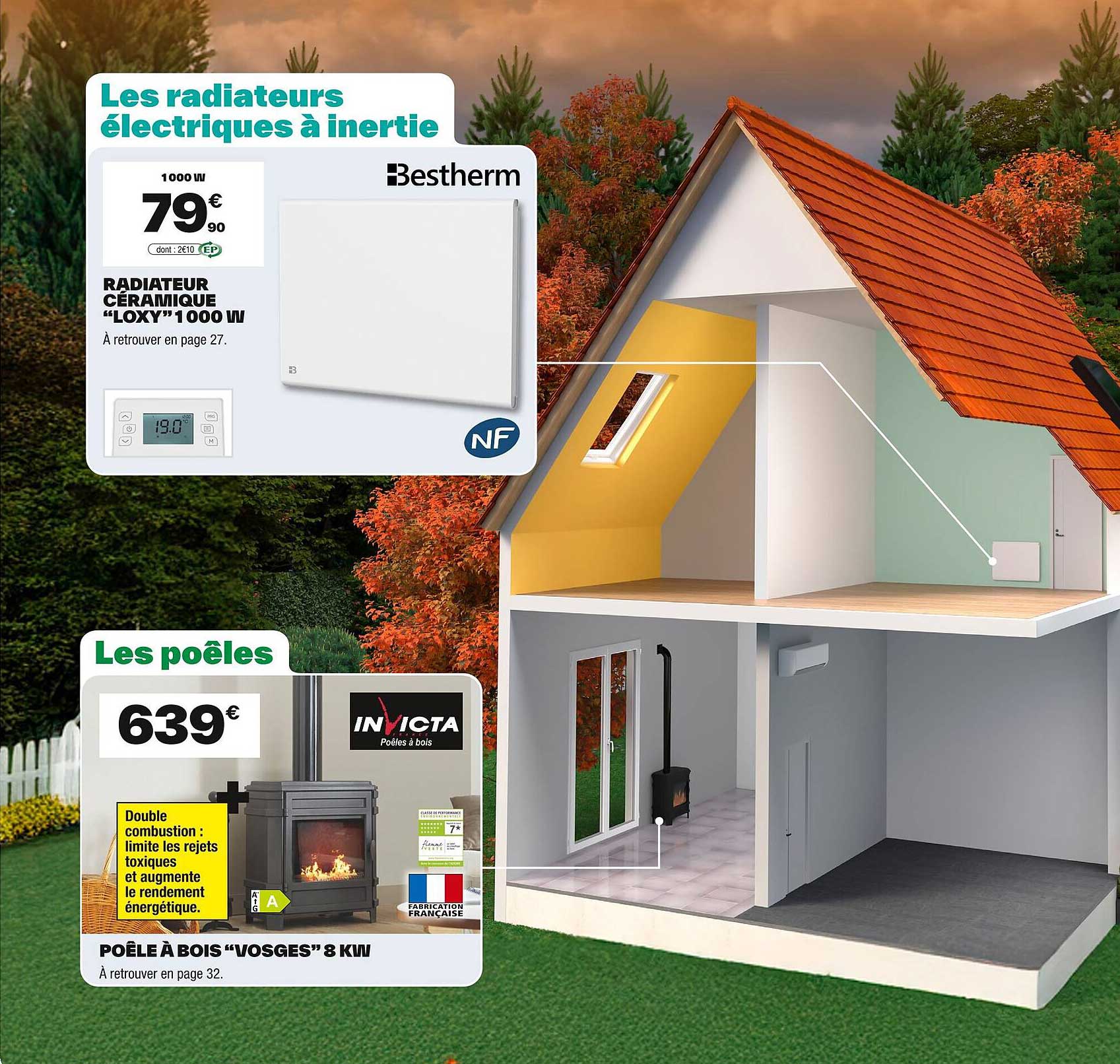 Les radiateurs électriques à inertie