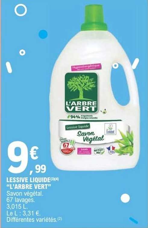 LESSIVE LIQUIDE "L'ARBRE VERT"