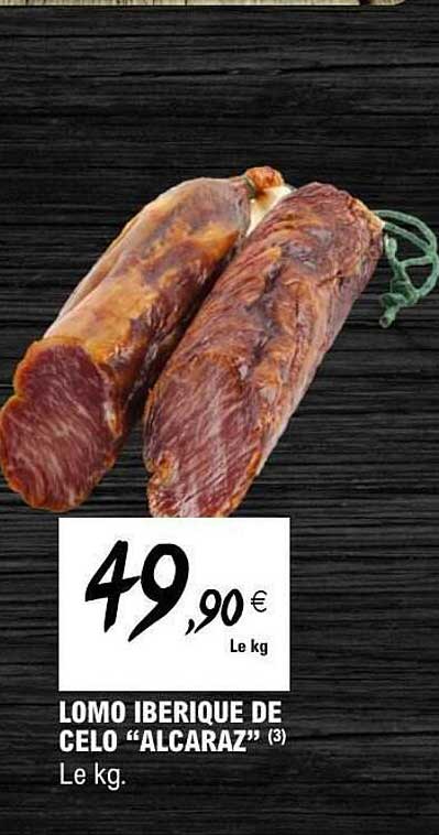 LOMO IBERIQUE DE CELO “ALCARAZ”