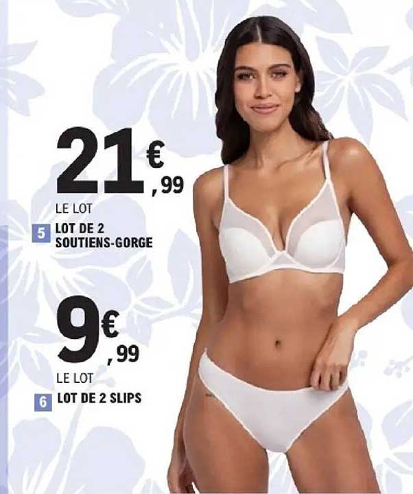LOT DE 2 SOUTIENS-GORGE