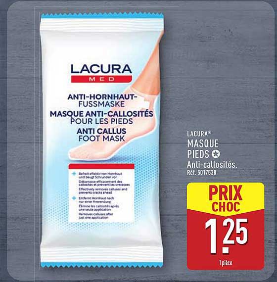 MASQUE ANTI-CALLOSITÉS POUR LES PIEDS