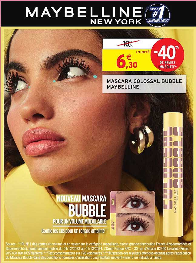 MASQUERA COLOSSAL BUBBLE MAYBELLINE