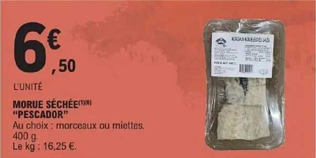 MORUE SÉCHÉE "PESCADOR"