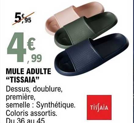 MULE ADULTE "TISSAIA"