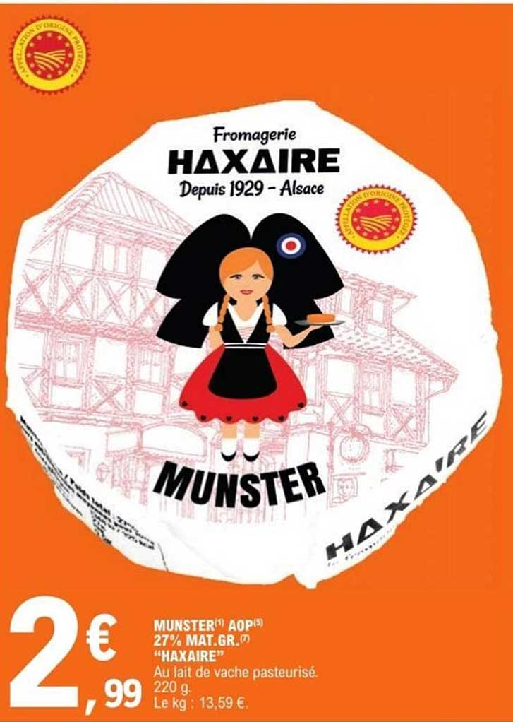 MUNSTER AOP - HAXAIRE - 220g