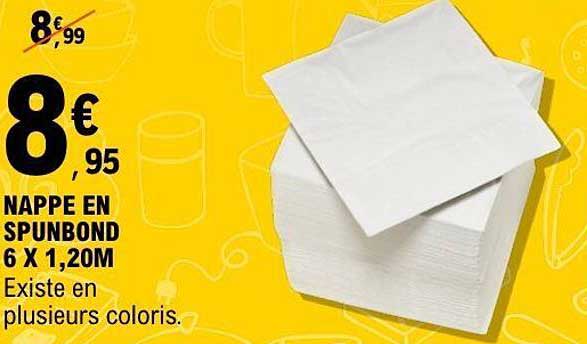 NAPPE EN SPUNBOND 6 X 1,20M
