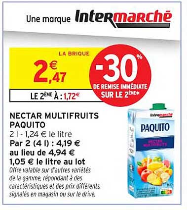 NECTAR MULTIFRUIT PAQUITO