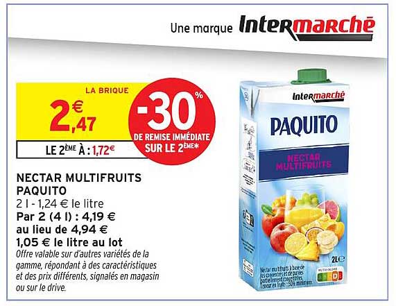 NECTAR MULTIFRUITS PAQUITO