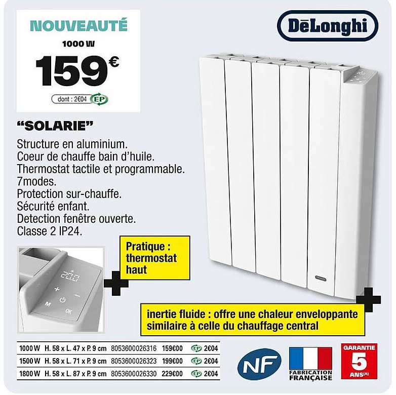 NOUVEAUTÉ 1000 W