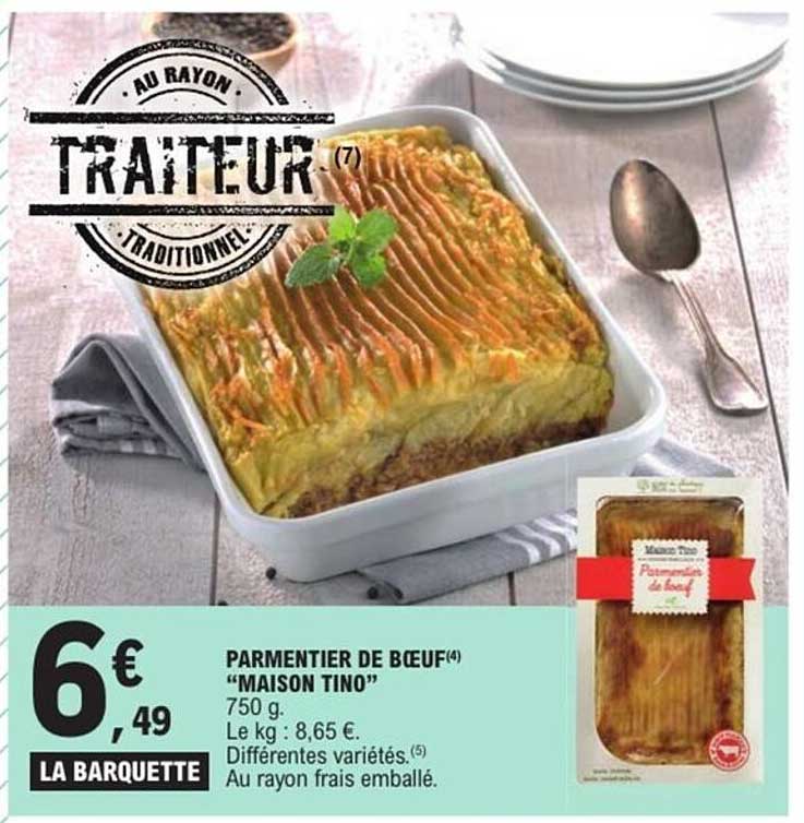 PARMENTIER DE BŒUF "MAISON TINO"