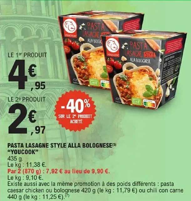 PASTA LASAGNE STYLE ALLA BOLOGNESE 'YOUCOOK'