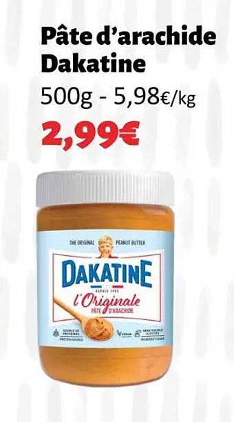 Pâte d'arachide Dakatine