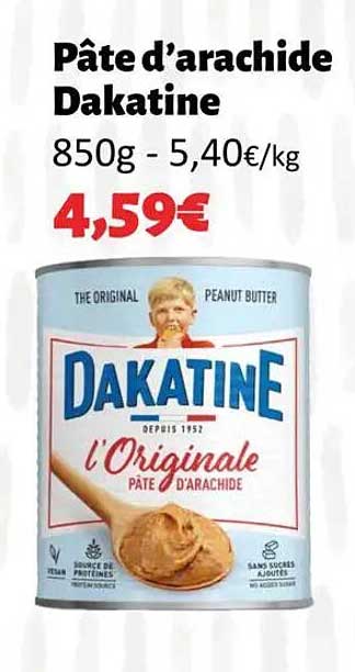 Pâte d’arachide Dakatine