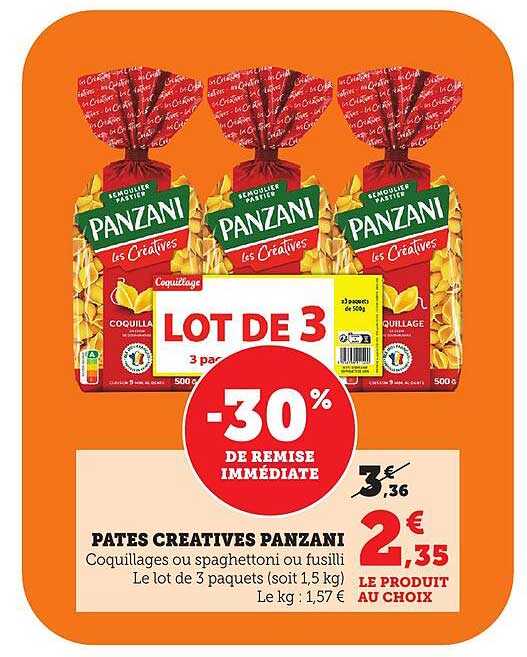 PATES CREATIVES PANZANI