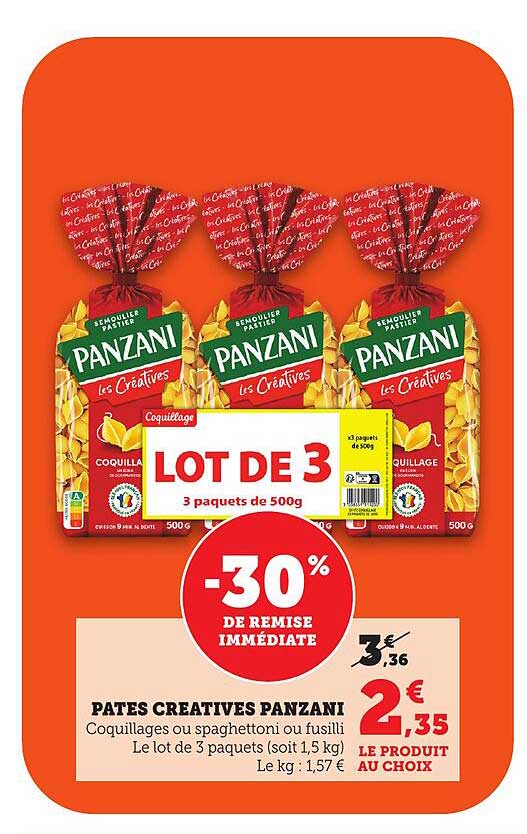 PATES CREATIVES PANZANI