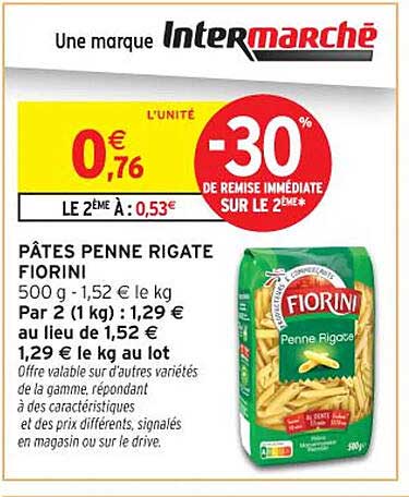 PÂTES PENNE RIGATE FIORINI