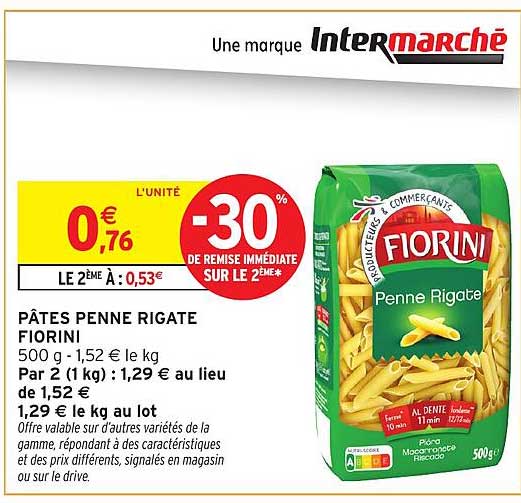 PÂTES PENNE RIGATE FIORINI