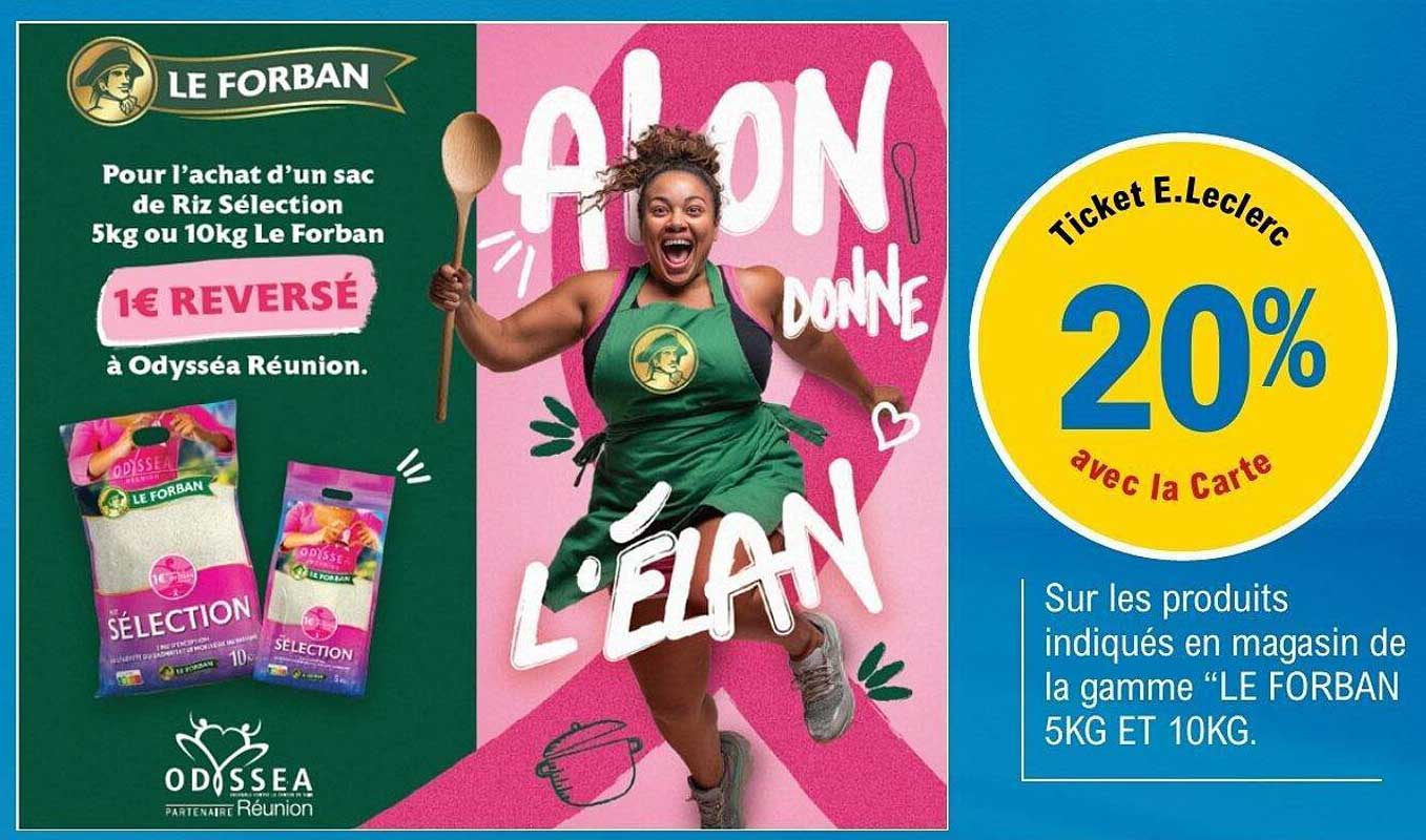 Pour l'achat d'un sac de Riz Sélection 5kg ou 10kg Le Forban