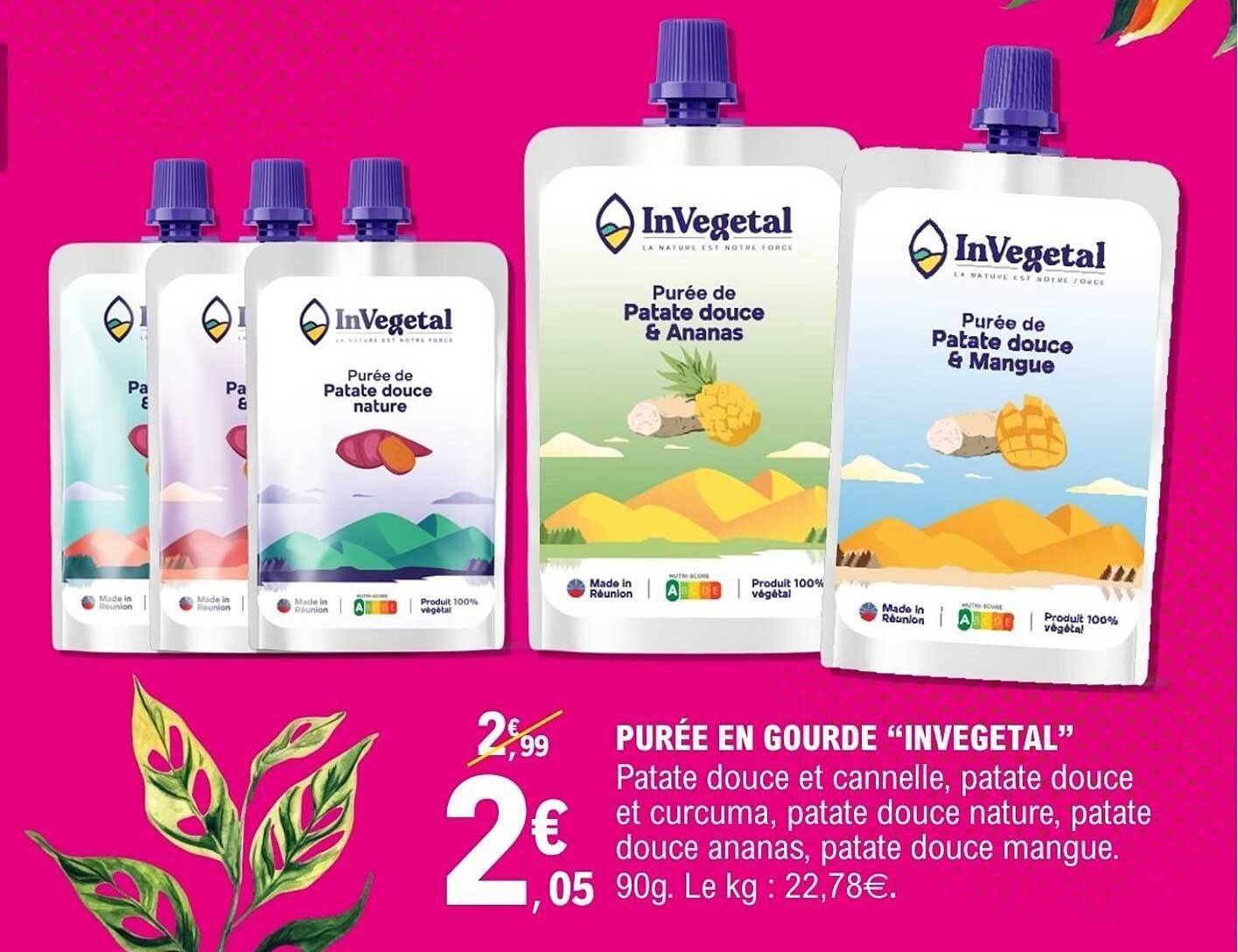PURÉE EN GOURDE “INVEGETAL”