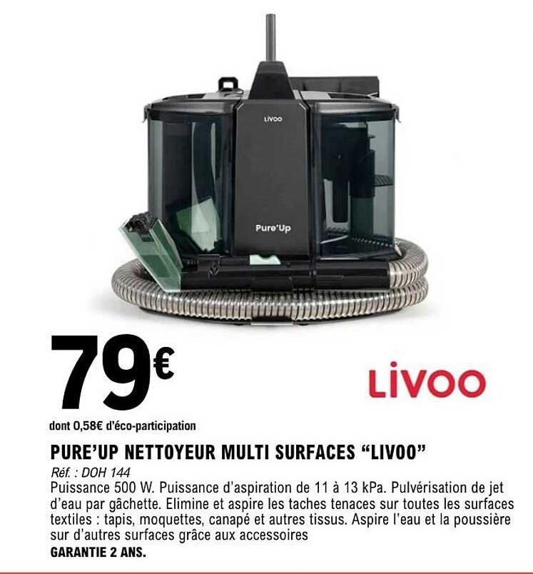 PURE'UP NETTOYEUR MULTI SURFACES “LIVOO”