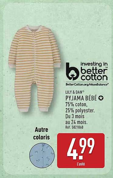 PYJAMA BÉBÉ LILY & DAN®