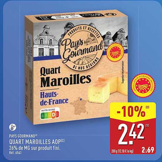 Quart Maroilles AOP