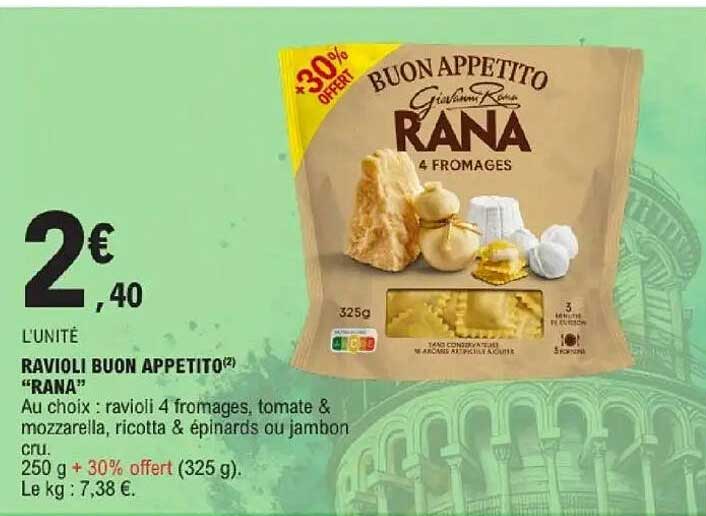 RAVIOLI BUON APPETITO "RANA"