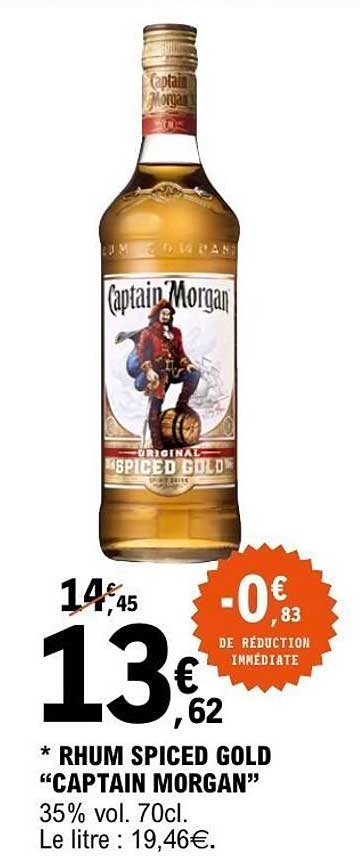 Rhum Spiced Gold "Captain Morgan"