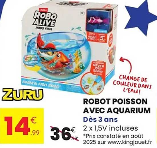 ROBOT POISSON AVEC AQUARIUM