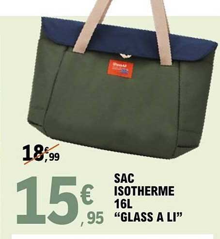 SAC ISOTHERME 16L "GLASS A LI"