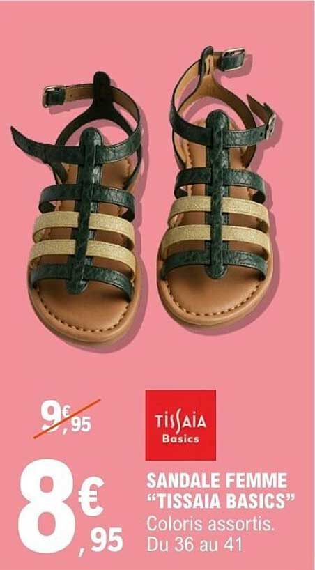SANDALE FEMME “TISSAIA BASICS”