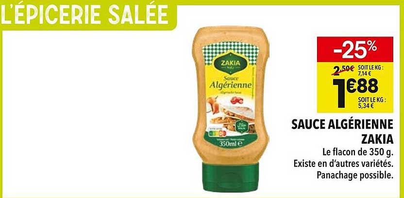 SAUCE ALGÉRIENNE ZAKIA