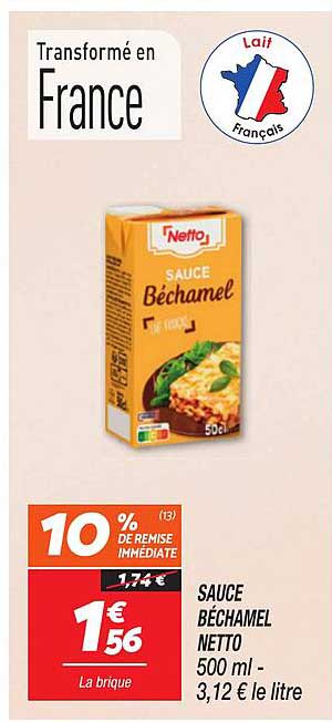 SAUCE BÉCHAMEL NETTO