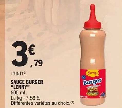 SAUCE BURGER "LENNY"