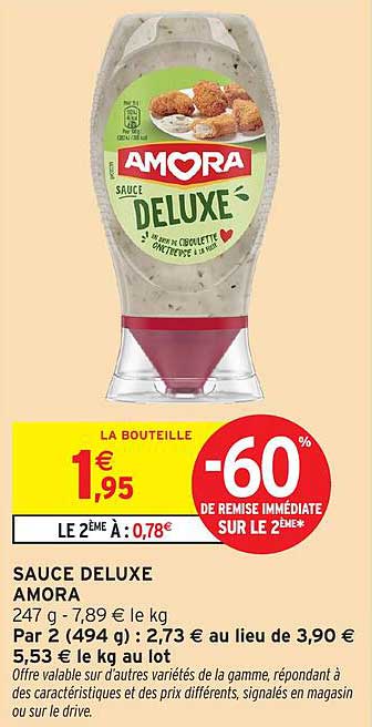 SAUCE DELUXE AMORA