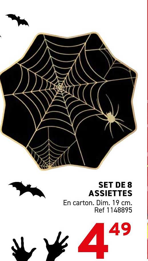 SET DE 8 ASSIETTES
