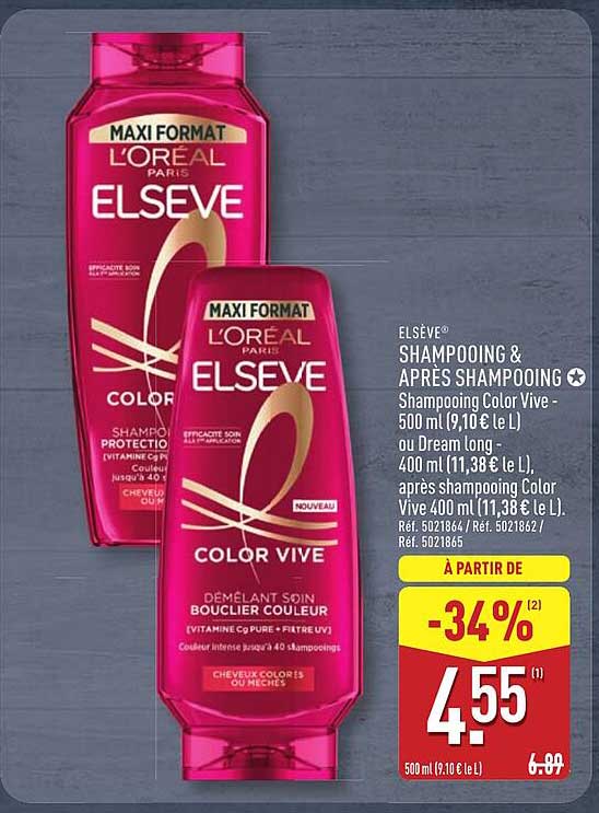 SHAMPOOING & APRÈS SHAMPOOING