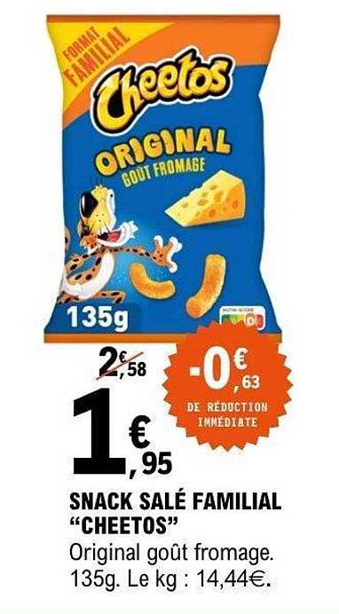 SNACK SALÉ FAMILIAL "CHEETOS"