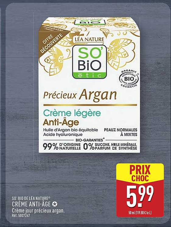 SO' BIO DE LÉA NATURE® CRÈME ANTI-ÂGE