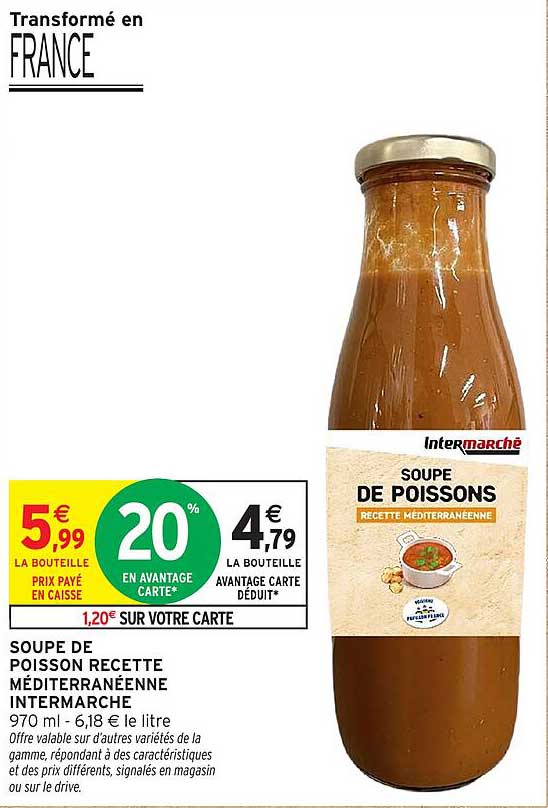 SOUP DE POISSON RECETTE MÉDITERRANÉENNE INTERMARCHÉ