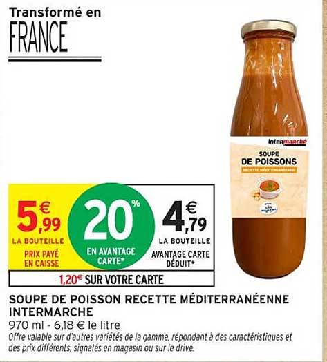 SOUPE DE POISSON RECETTE MÉDITERRANÉENNE INTERMARCHE