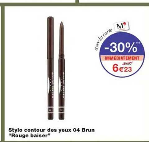 Stylo contour des yeux 04 Brun "Rouge baiser"