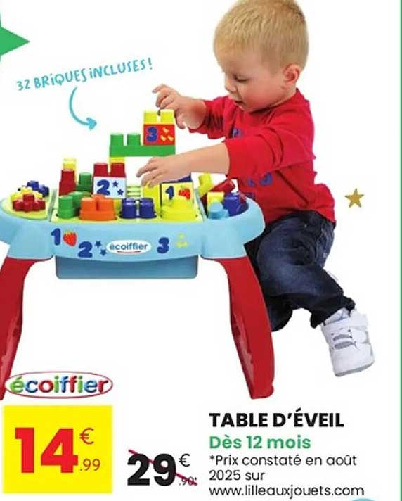 TABLE D'ÉVEIL